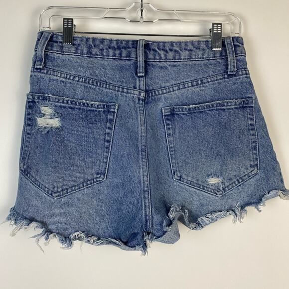 Show Me Your Mumu Athens High Waisted Womens Denim Shorts Size 26 - Picture 8 of 11